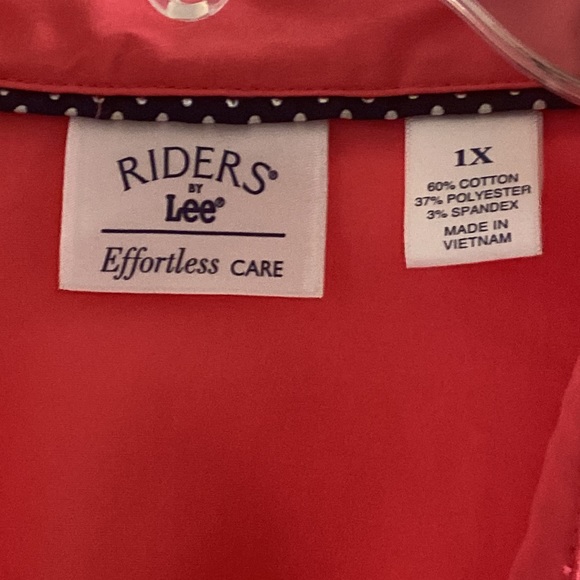 RIDERS By LEE WRINKLE RESIST SHIRT - Picture 2 of 9
